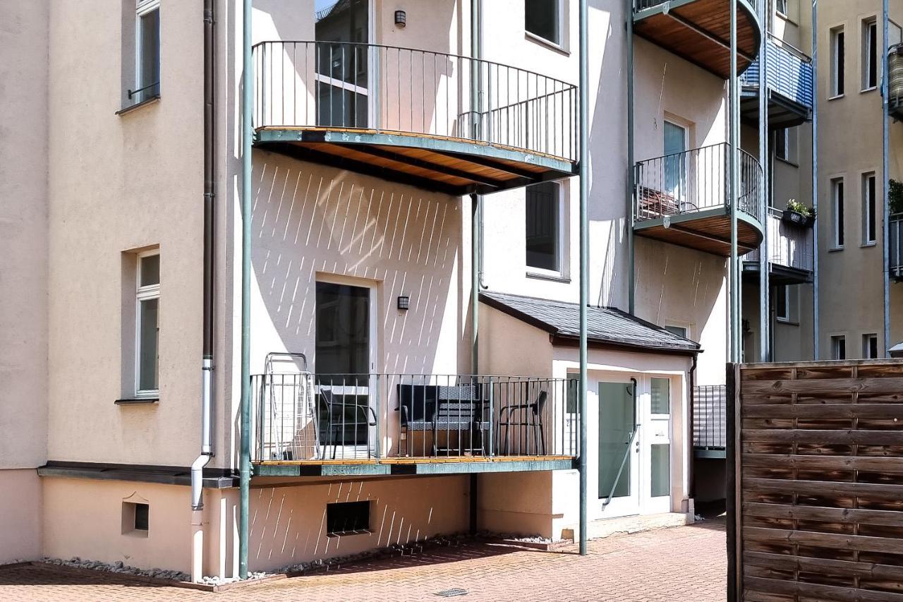 Malerische Maisonettewohnung Mit Zwei Balkonen Plauen Eksteriør billede